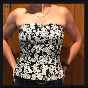 White House Black Market Strapless Sexy Bustier